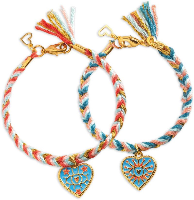 Zestaw do tworzenia bransoletek przyjaźni zrób to sam amulety Djeco