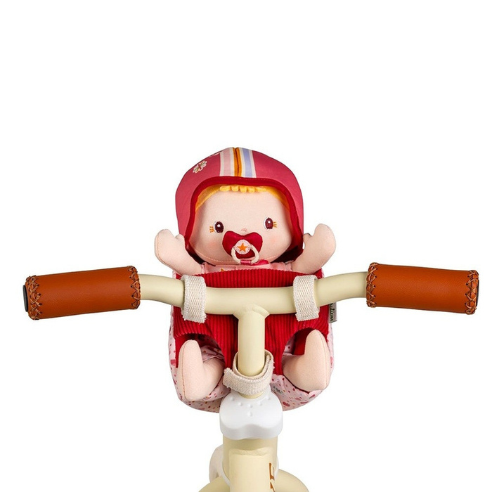 Lilliputiens Lalka z akcesoriami w foteliku rowerowym Lena do zabawy dla dzieci