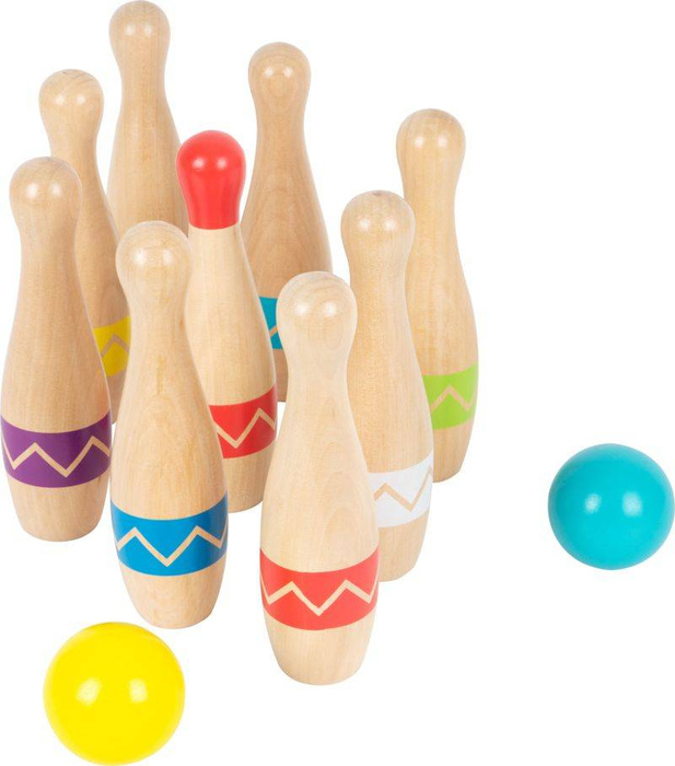 Drewniane kręgle Activ Small Foot