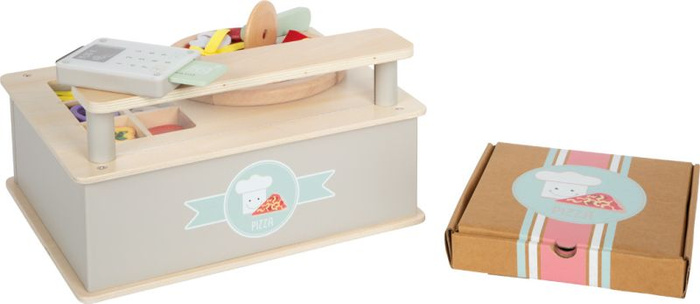 Drewniany zestaw kuchenny do robienia pizzy dla dzieci z piekarnikiem Small Foot