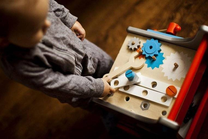 Pchacz dla dzieci warsztat Brico ‘Kids Janod