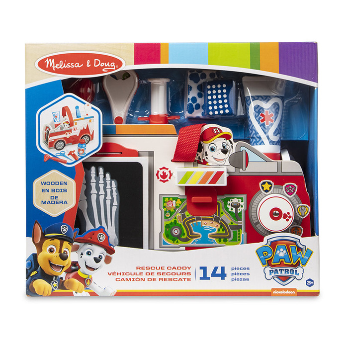 Ambulans drewniany pojazd ratunkowy z akcesoriami Psi Patrol Marshall's Melissa and Doug