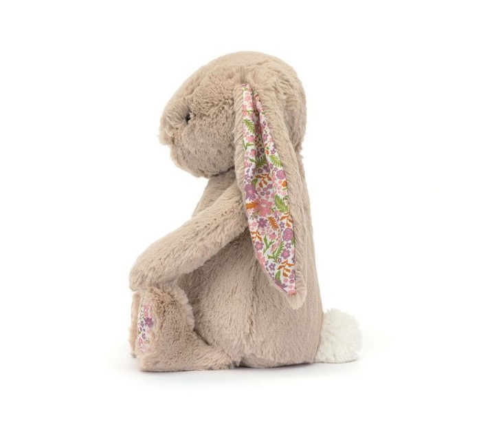 Króliczek z kwiecistymi uszami beżowy Petal 31 cm Jellycat pluszaki dla dzieci