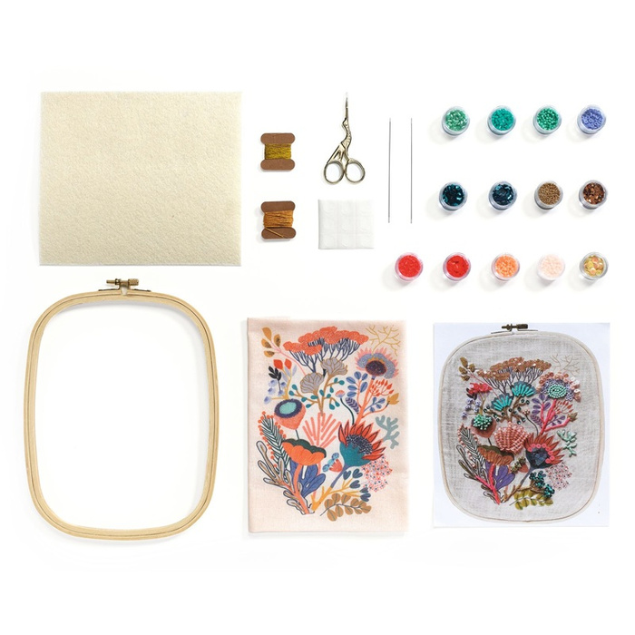 Zestaw artystyczny do haftu koralikowego dla dorosłych Djeco