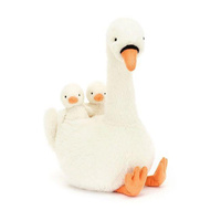 Łabędź z Maleństwami 39 cm Jellycat pluszaki dla dzieci