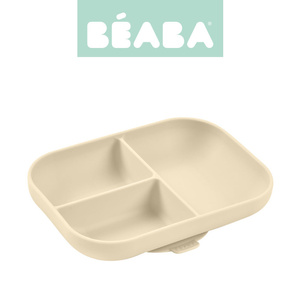 Talerzyk trójdzielny dla dziecka silikonowy z przyssawką Clay Beaba