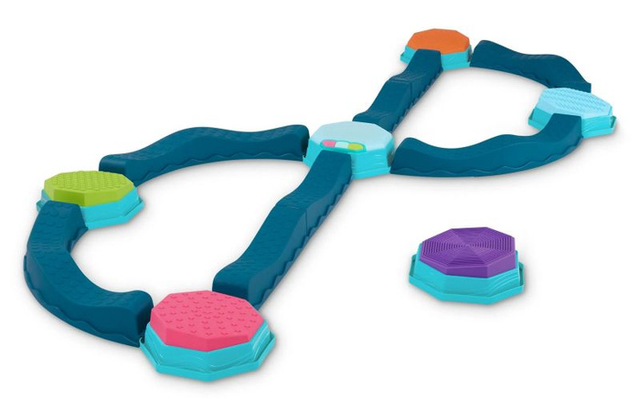 Modułowa ścieżka sensoryczna z dźwiękami 14 elementów Balance & Groove B.Toys