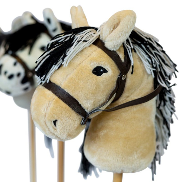 Zestaw do Hobby Horse blond koń na kiju plus przeszkoda Astrup 