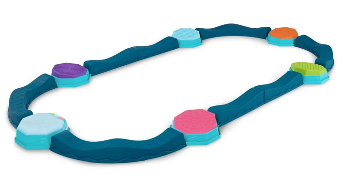 Modułowa ścieżka sensoryczna z dźwiękami 14 elementów Balance & Groove B.Toys