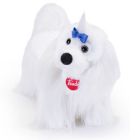 Pluszowy piesek Maskotka dla dzieci Maltańczyk M Trudi
