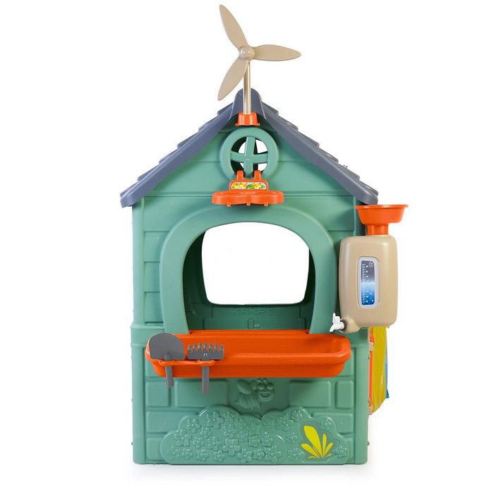 FEBER innowacyjny Domek ogrodowy Recycle Eco Segregacja odpadów Zielona Energia edukacyjna Zabawka dla dzieci