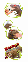 Zdalnie sterowany dinozaur T-Rex Buki