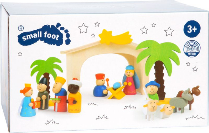 Drewniana stajenka bożonarodzeniowa szopka Small Foot