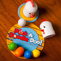 Gra memory ćwiczenie pamięci Kurnik Peek-A-Doodle Doo Fat Brain Toys