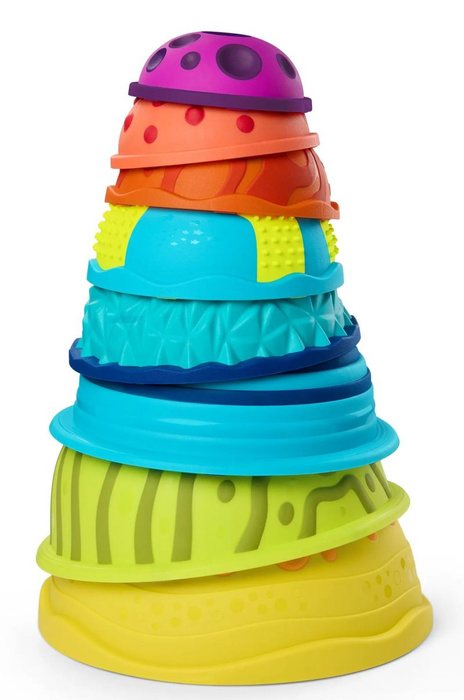 Modułowa ścieżka sensoryczna dla dzieci 16 elementów Planet Hopper B.Toys