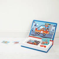 Układanka magnetyczna Strażacy Magnetibook Janod