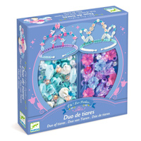 Zestaw kreatywny do tworzenia biżuterii 2 tiary niebieskie Djeco