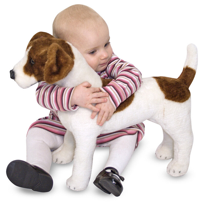 Przytulanka dla dzieci 50 cm Pies Jack Russell Terrier Melissa and Doug 