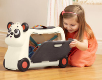 Interaktywny jeździk walizka dla dzieci Gogo Ride-On Panda B.Toys