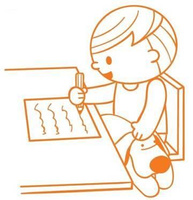 Duża uspokajająca nakładka na uda poprawiająca koncentrację i skupienie pies czerwony Training2s K's Kids