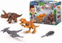Zestaw 3 dinozaury do skręcania dla dzieci Buki – zrób to sam