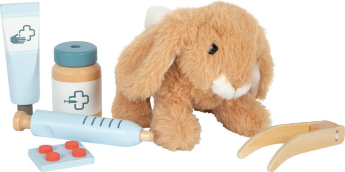 Zestaw weterynarza z pluszowym królikiem Small Foot