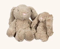 Króliczki Mama i maleństwo maskotki dla dzieci 27 cm i 19 cm Astrup