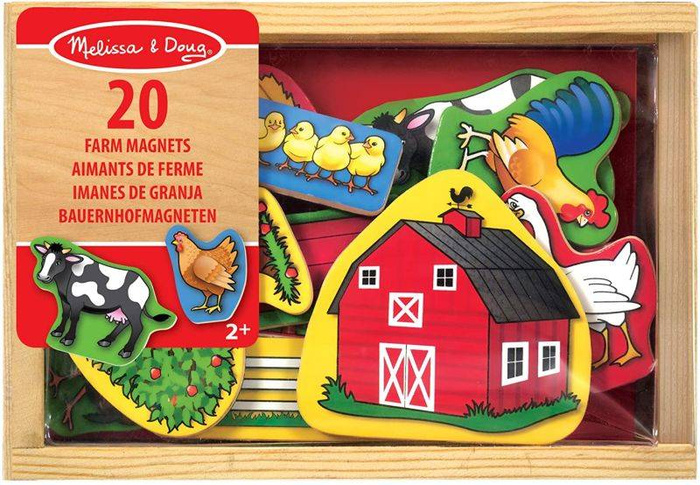 Drewniane magnesy Na farmie Melissa & Doug 