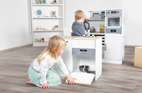 Drewniana kuchnia modułowa z pralką i akcesoriami Small Foot Design
