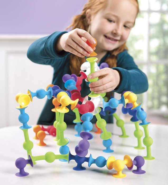 Przyssawki klocki Squigz Zestaw Delux