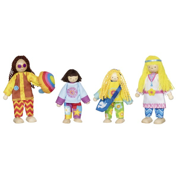 Elastyczne laleczki Rodzina Love & Harmony Goki