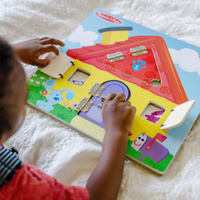 Drewniana plansza aktywności w kształcie domku Blue’s Clues & You Melissa & Doug 