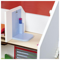 Przenośny domek dla lalek Eco House z mebelkami i figurkami 54 el Goki