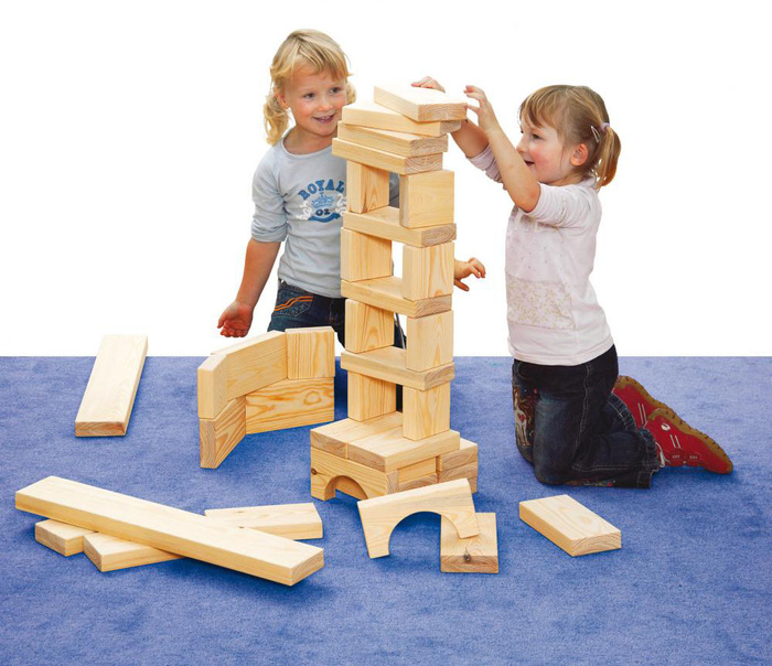 Klocki drewniane Maxi 41 elementów Erzi 