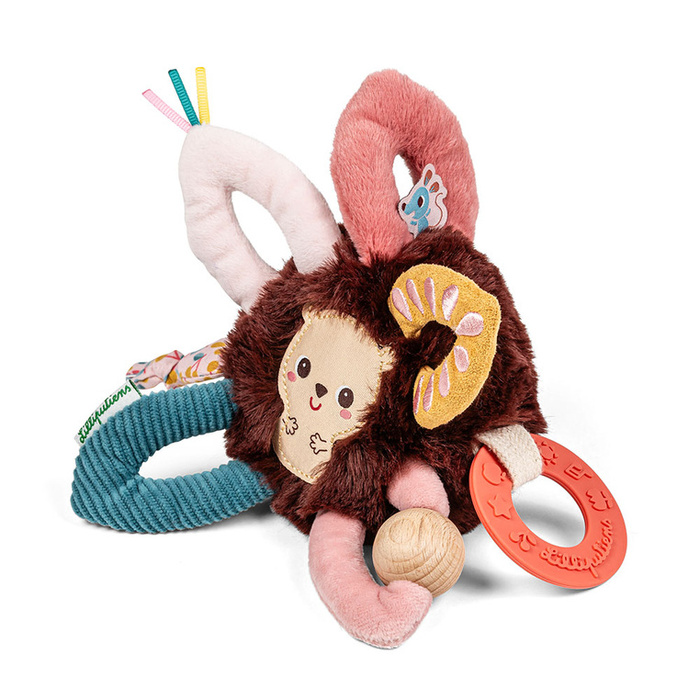 Pluszowa piłeczka aktywizująca Jeżyk Leon Lilliputiens