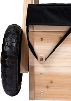 Piaskownica drewniana stolik z ławką zabawa w kuchni zestaw mebli ogrodowych 3w1 Small Foot