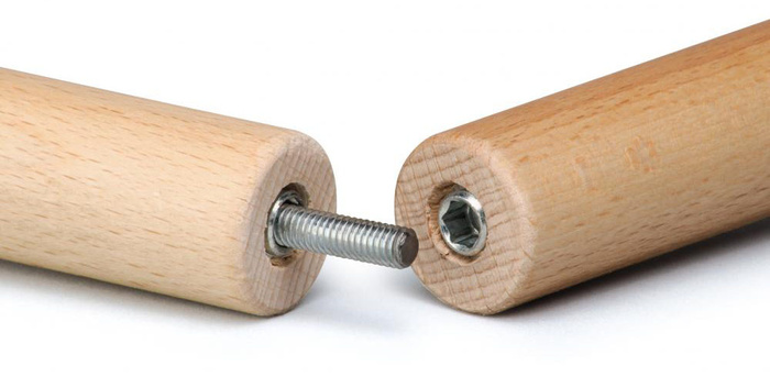 Drewniana deskorolka deska na kółkach Maxi Roller Board Erzi