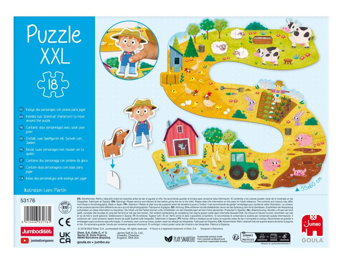 Wielkie puzzle XXL Gospodarstwo i życie na wsi Goula
