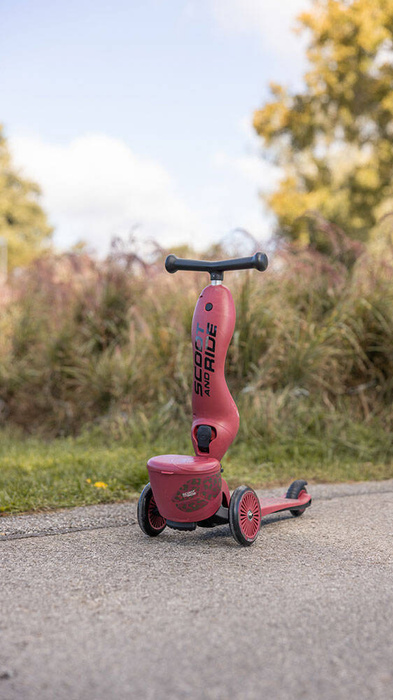 Highwaykick 1 Lifestyle 2w1 Jeździk i hulajnoga z zamykanym schowkiem 1-5 lat Wildcat SCOOTANDRIDE