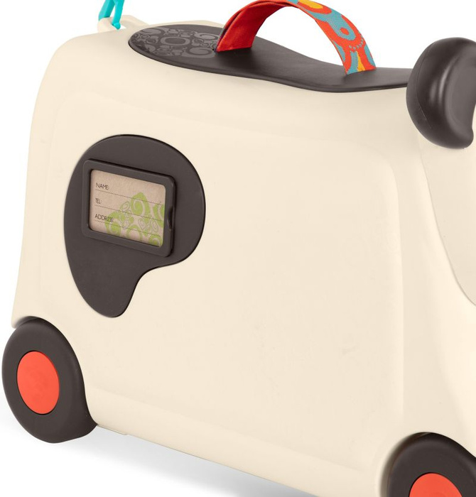 Interaktywny jeździk walizka dla dzieci Gogo Ride-On Panda B.Toys