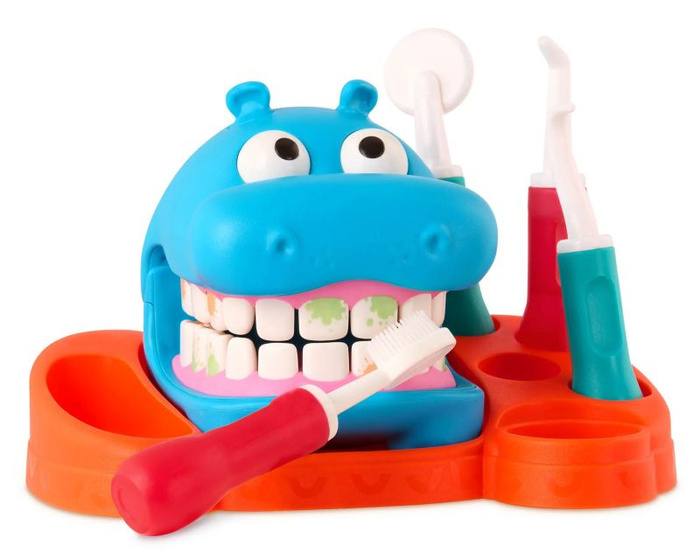 Interaktywny zestaw do nauki higieny jamy ustnej 15 elementów Hippodontist Battat 