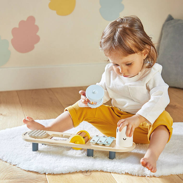 Wielofunkcyjny stolik muzyczny do zabawy Dżdżownica Sweet Cocoon Janod