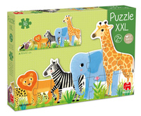 Wielkie puzzle Zwierzęta z dżungli Goula