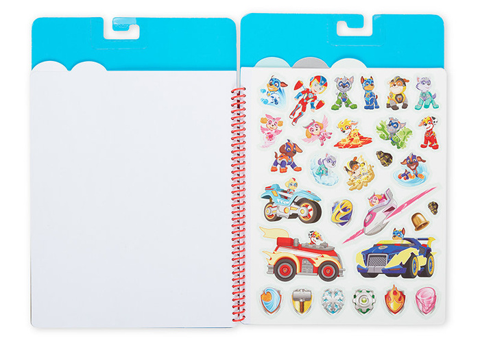 Naklejki wielokrotne Psi Patrol Restickable Stickers Flip-Flap Pad – Adventure Bay Melissa & Doug