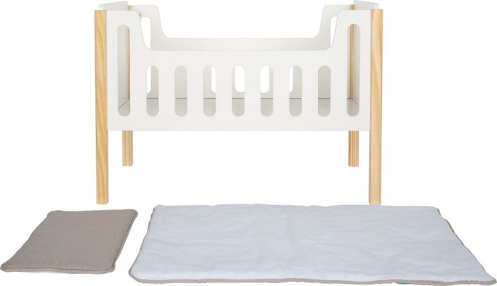 Drewniane łóżeczko dla lalek Małe groszki Small Foot