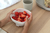 Komplet naczyń z silikonu z przyssawką Sage Green Beaba