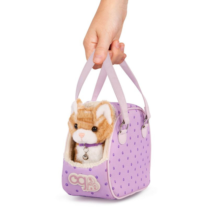 Prążkowany kotek w torebce Hop in Cat Carrier Our Generation