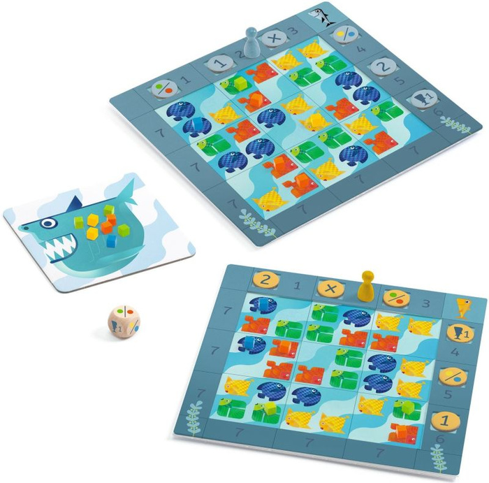 Gra strategiczna dla dzieci Fish'n Shark Djeco