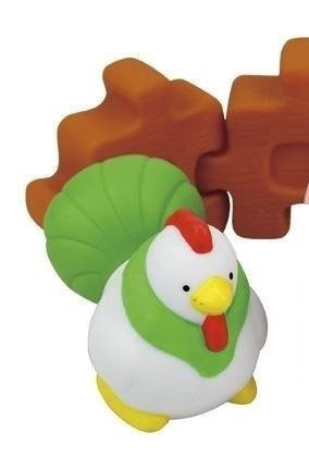 Popboblocs klocki farma kurka + 2 płotki K's Kids