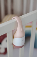 Przenośna lampka nocna LED z latarką Pixie 90h świecenia Pink Beaba